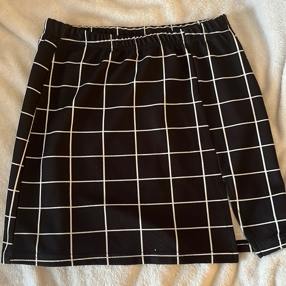 Plaid skirt